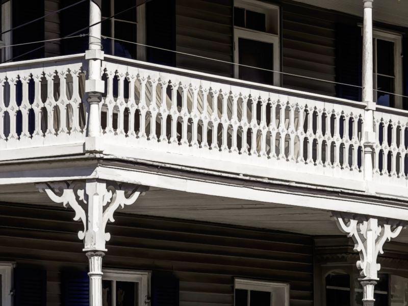 Wood Railing Replacement in Conroe, TX